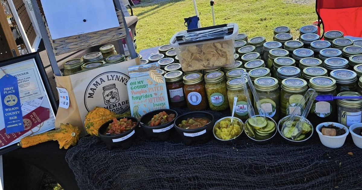 Mama Lynn's salsa and homemade goods