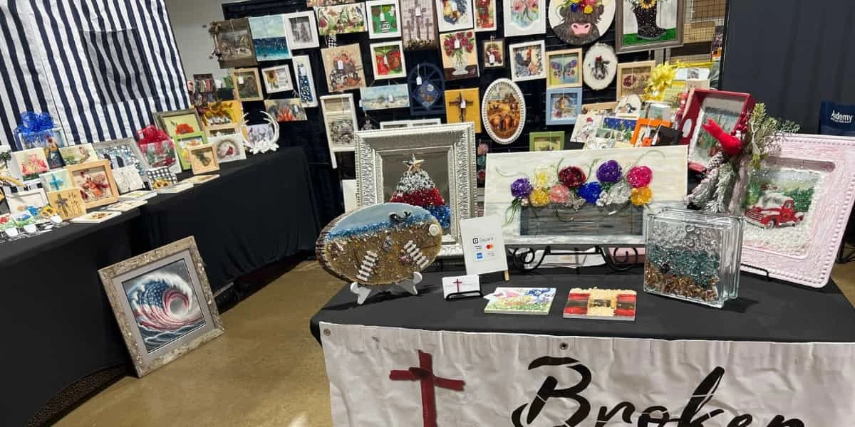 Broken Mended Art by Cindy