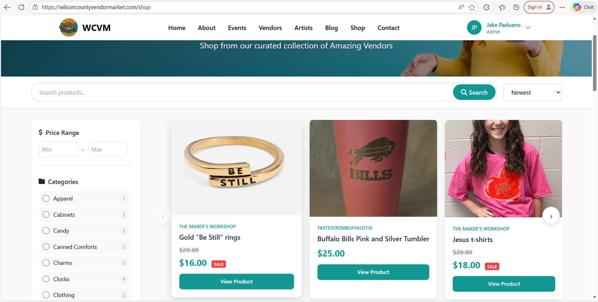 Growing Beyond the Booth: WCVM Launches Vendor Online Shopping