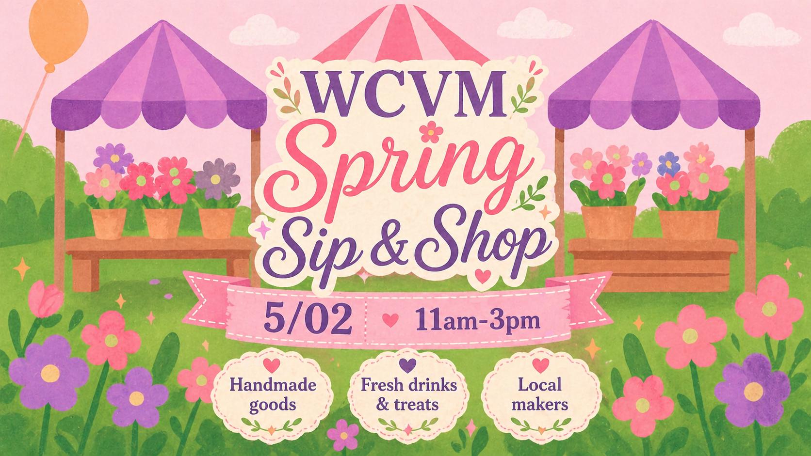 Spring Sip & Shop