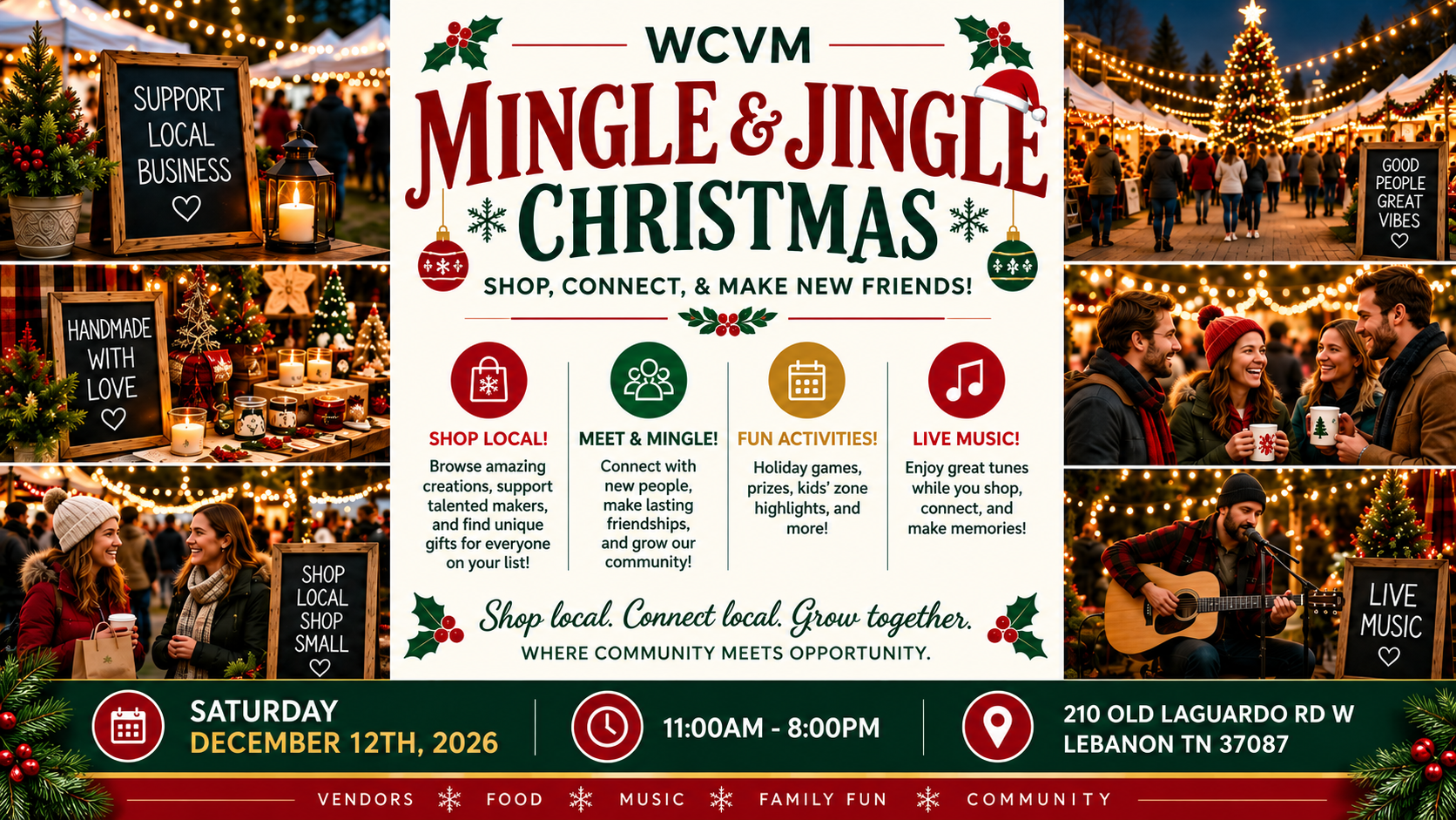 WCVM Mingle & Jingle Christmas Market