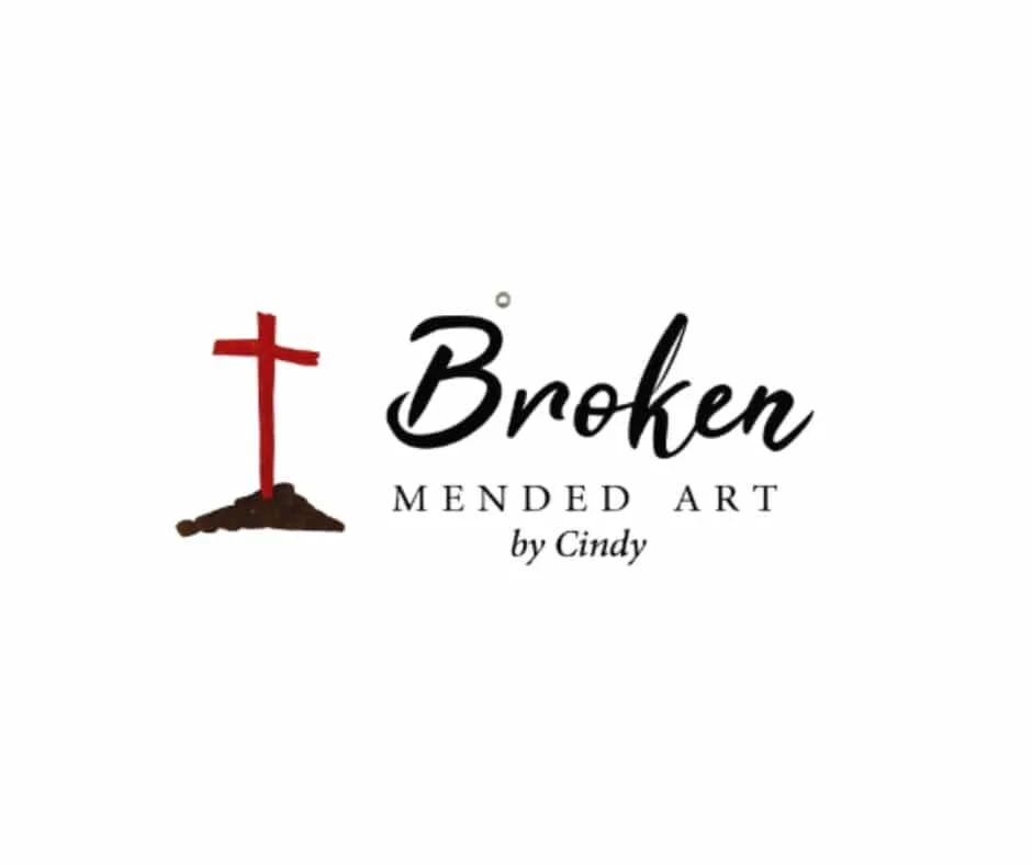 Broken Mended Art by Cindy