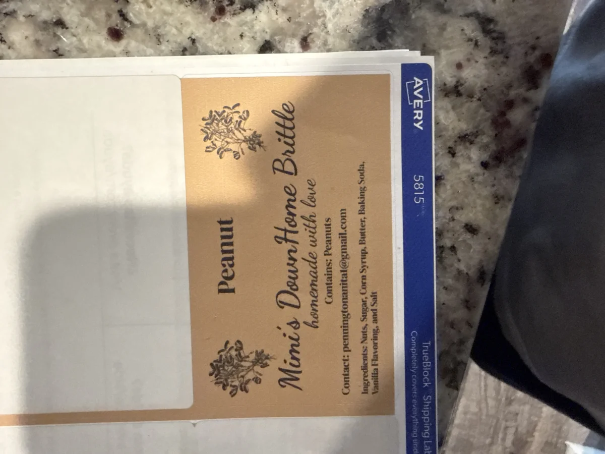 Mimi’s Downhome Brittle