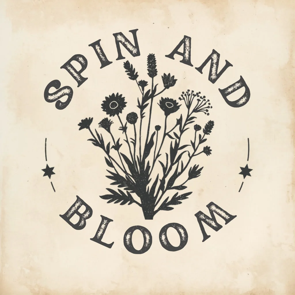 Spin and bloom: crafts and treats logo