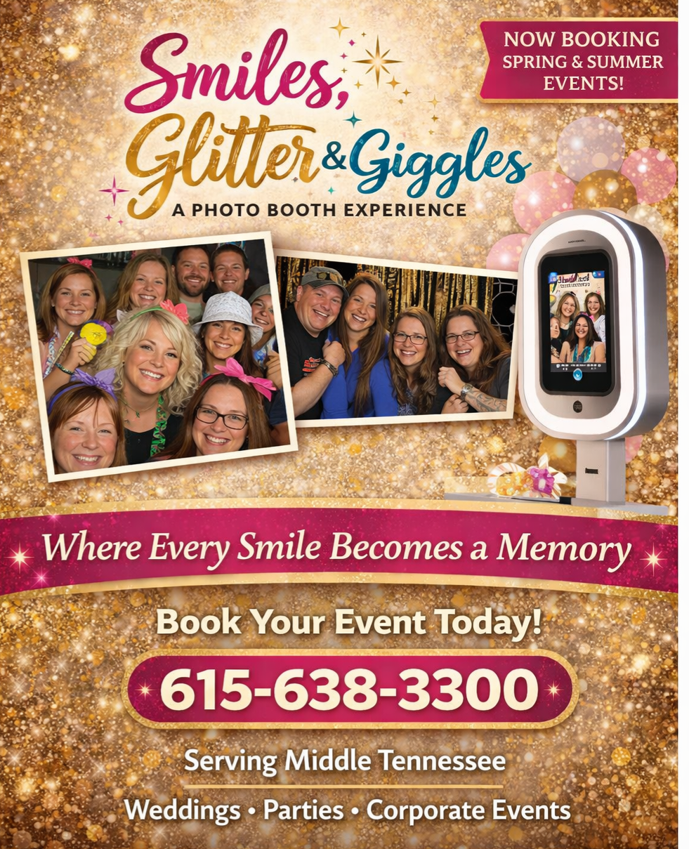 Smiles Glitter & Giggles A Photo Booth Experience 