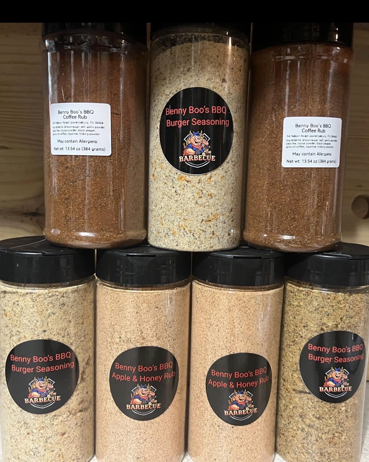Benny Boo’s BBQ Rubs