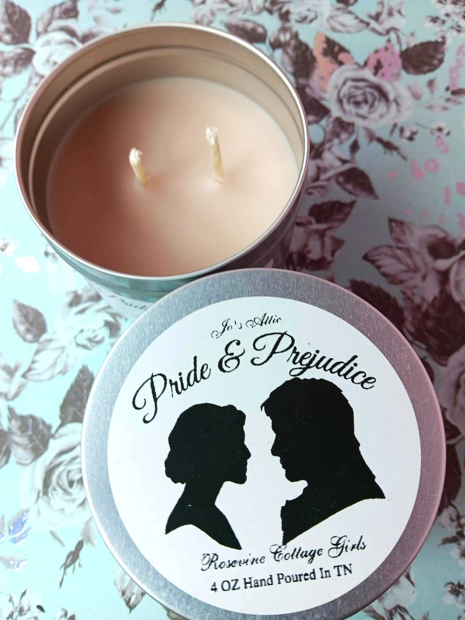 Pride & Prejudice 4 OZ Tin Made With Coconut & Beeswax