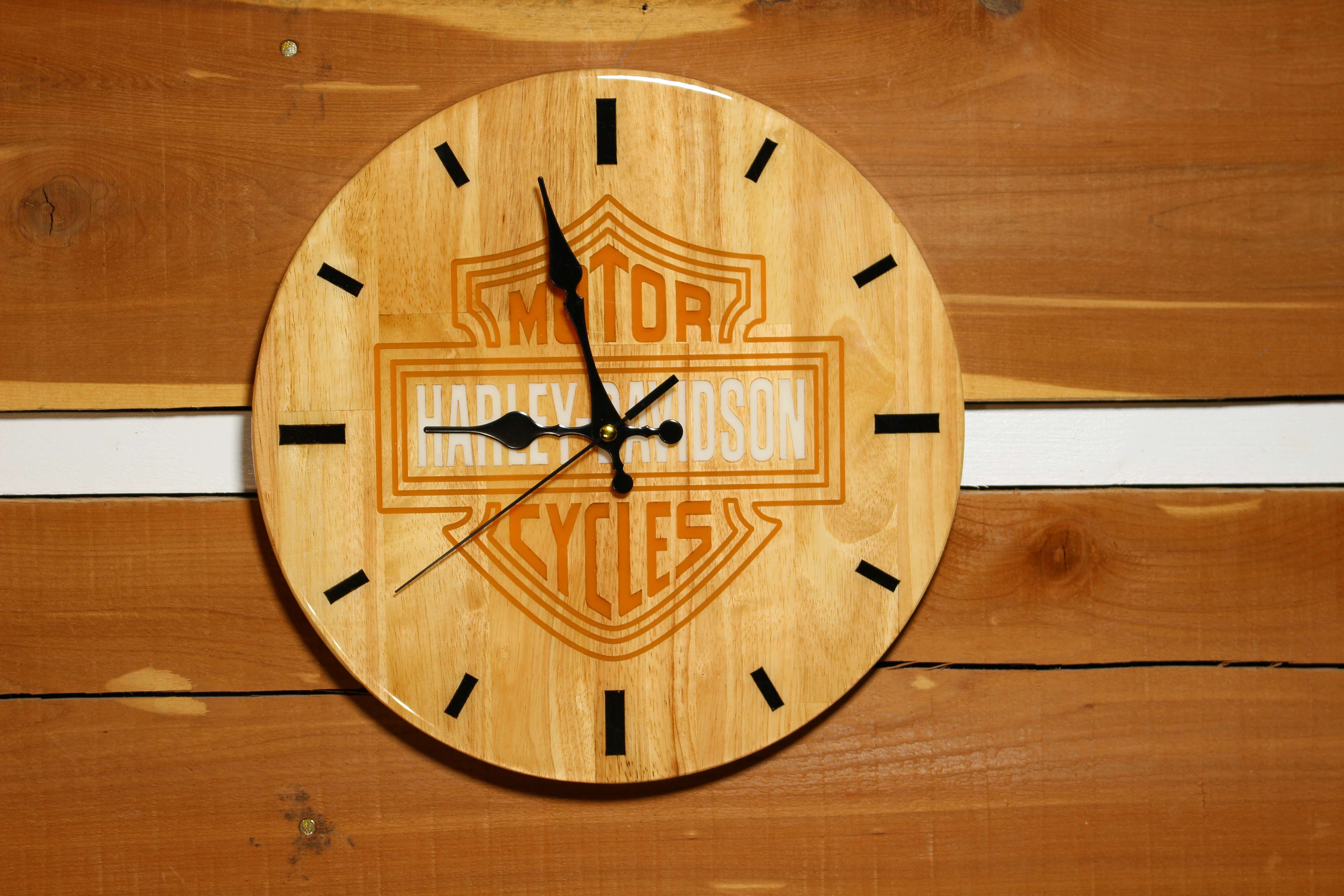 Harley Davidson Clock