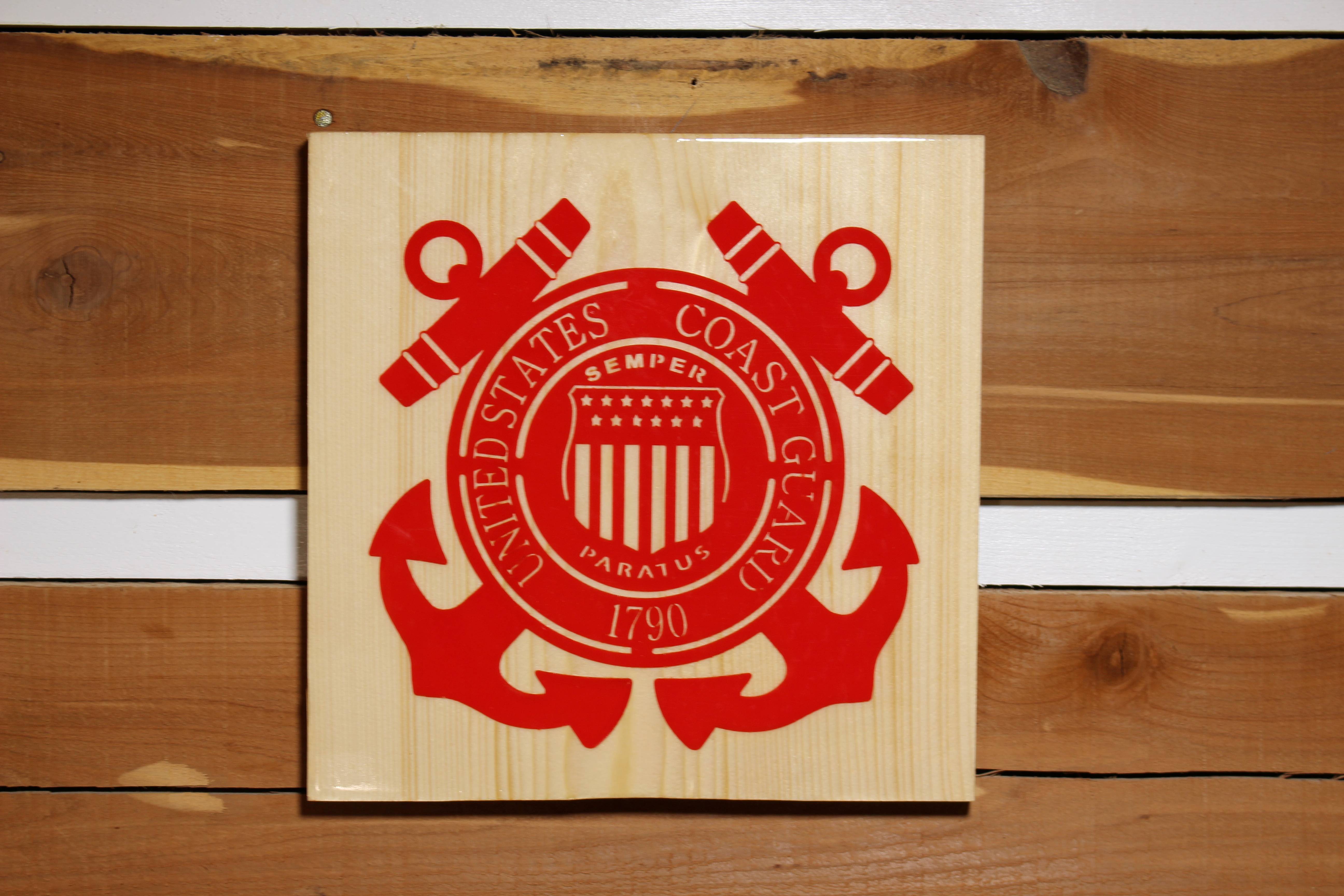 United States Coast Guard Plaque