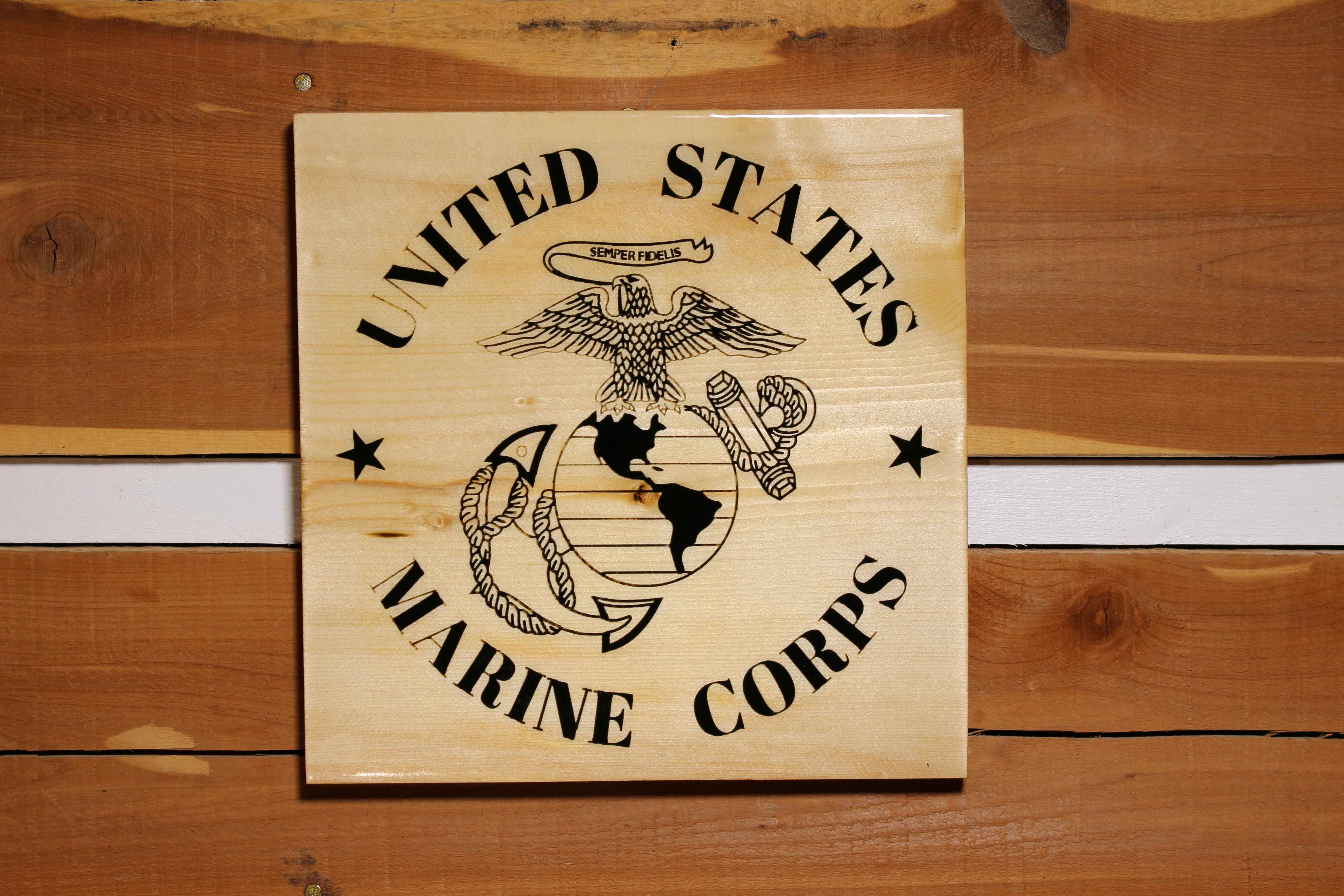 United States Marine Plaque