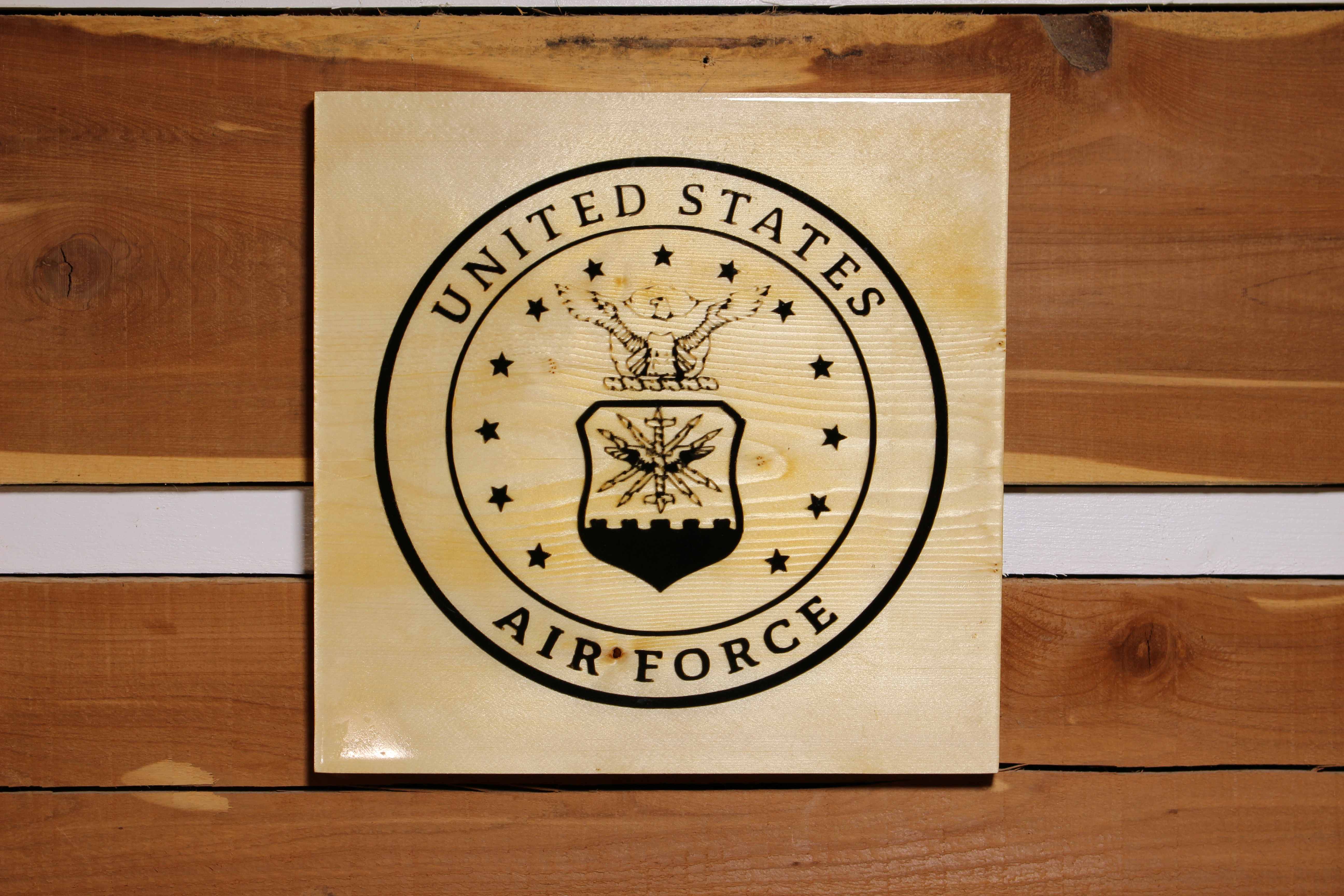 United States Airforce Plaque