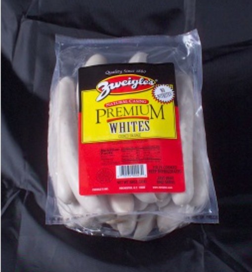 Zweigle's Pop Open - Whites 3lbs.  *PREPAY ONLY*