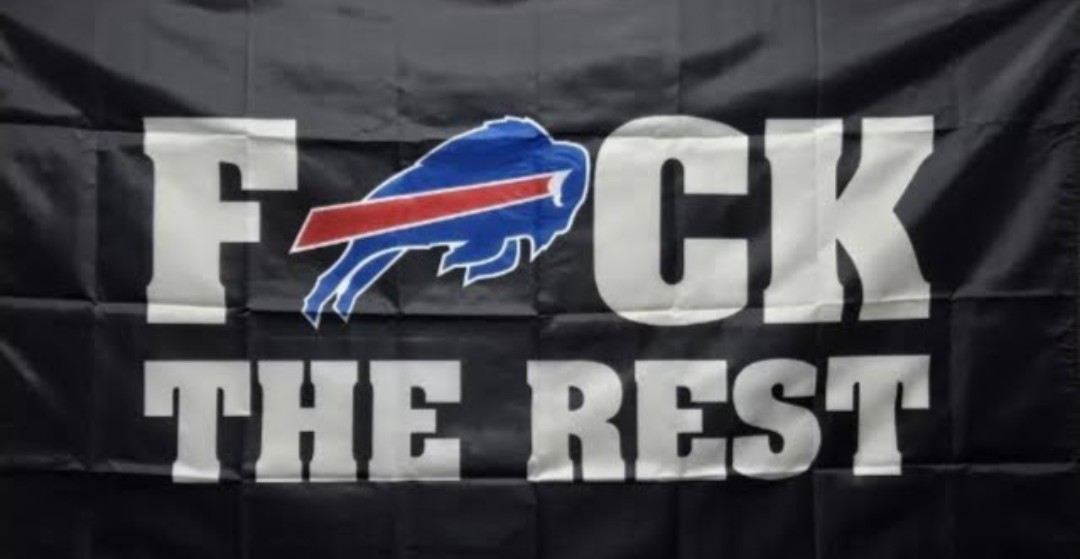 Buffalo Bills F@ck The Rest Flag - Black 3ft x 5ft
