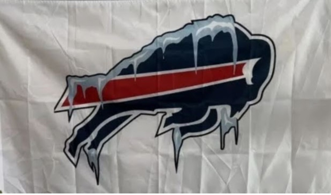 Buffalo Bills Frozen Buffalo Flag 3ft x 5ft