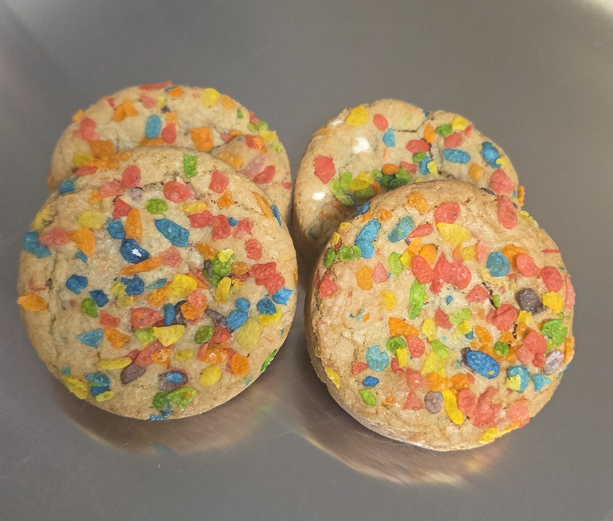 Fruity Pebbles cookie