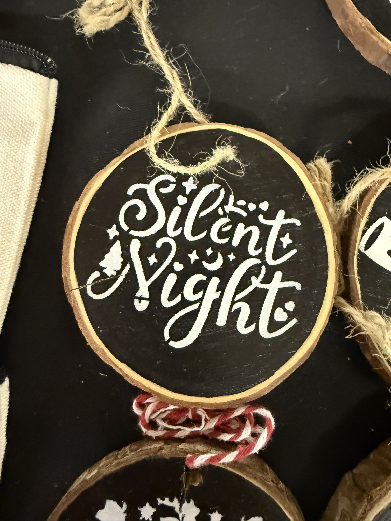 silent night ornament