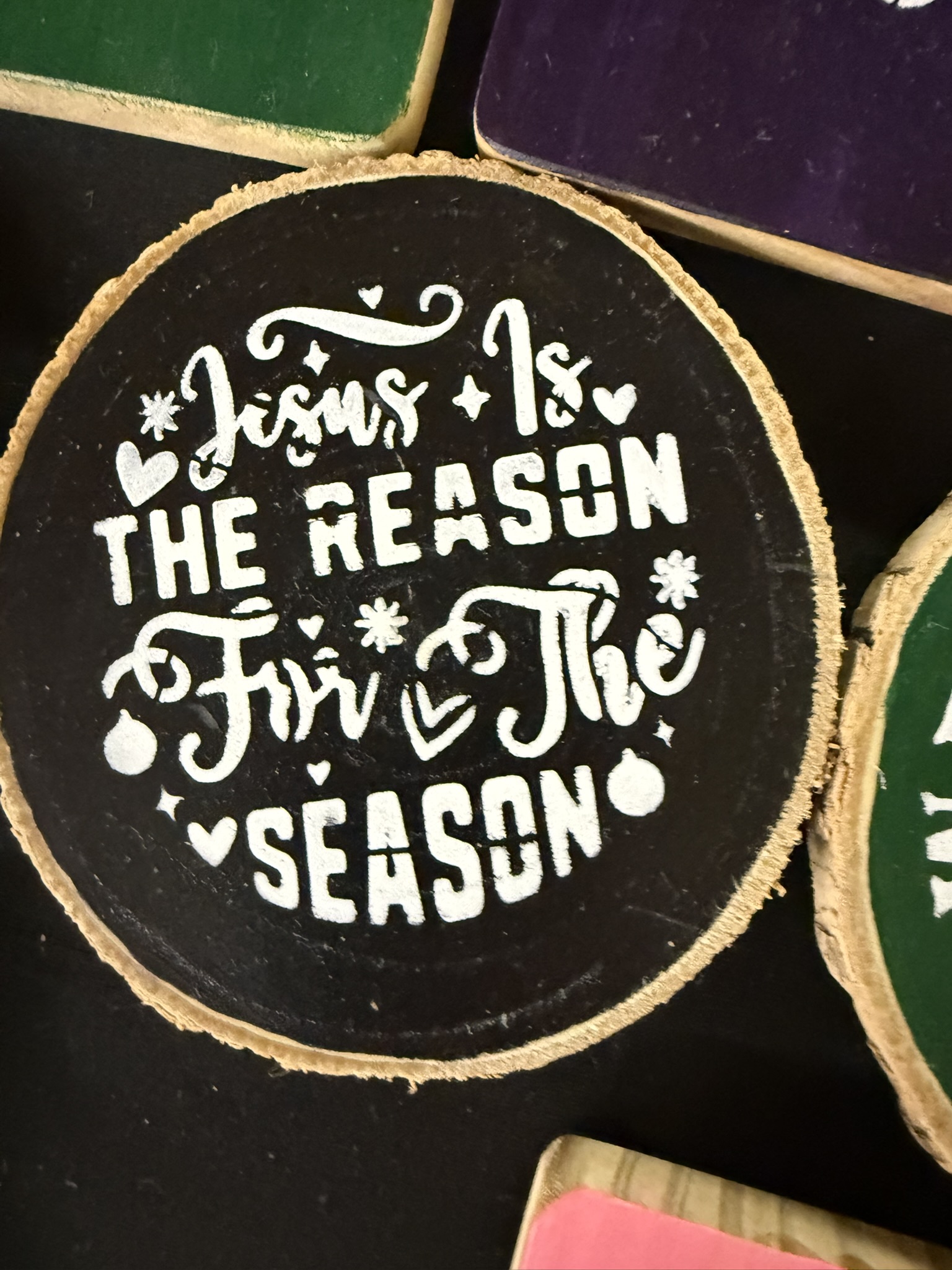 Jesus is the reason for the season ornament