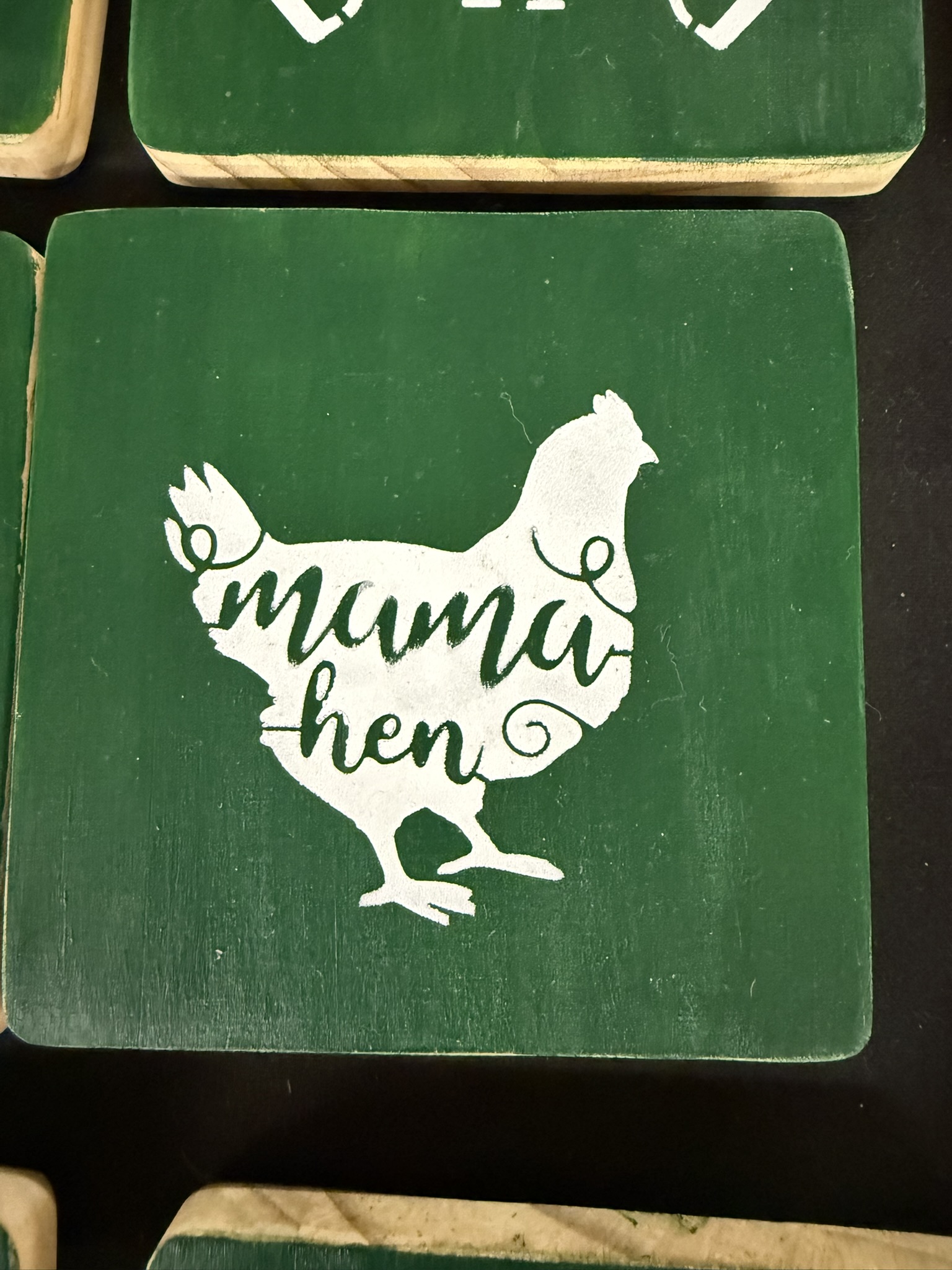 mama hen coaster