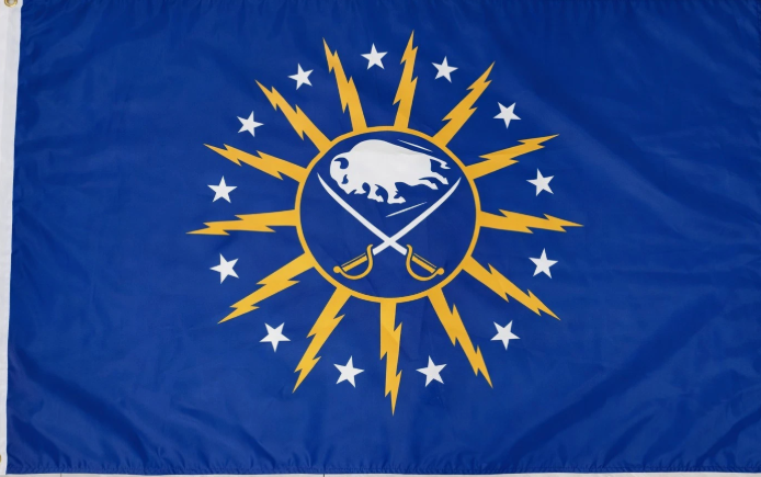 Buffalo Sabres Lightning Bolt 3ft x 5ft Flag