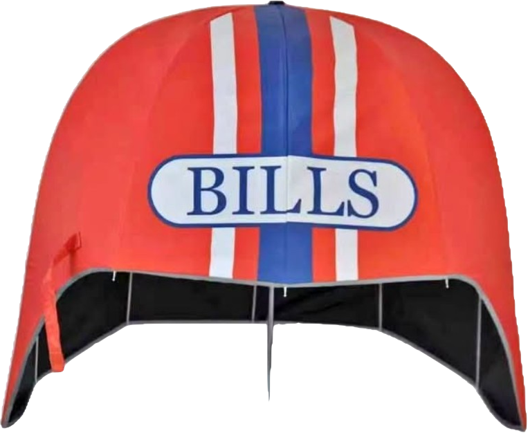Buffalo Bills Helmet Umbrella approx 38in Long x 27in Wide