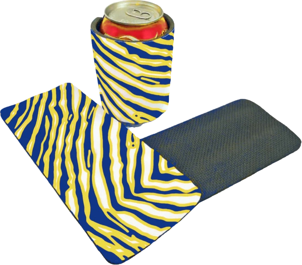 Hockey Stripes Snap Wrap Koozie