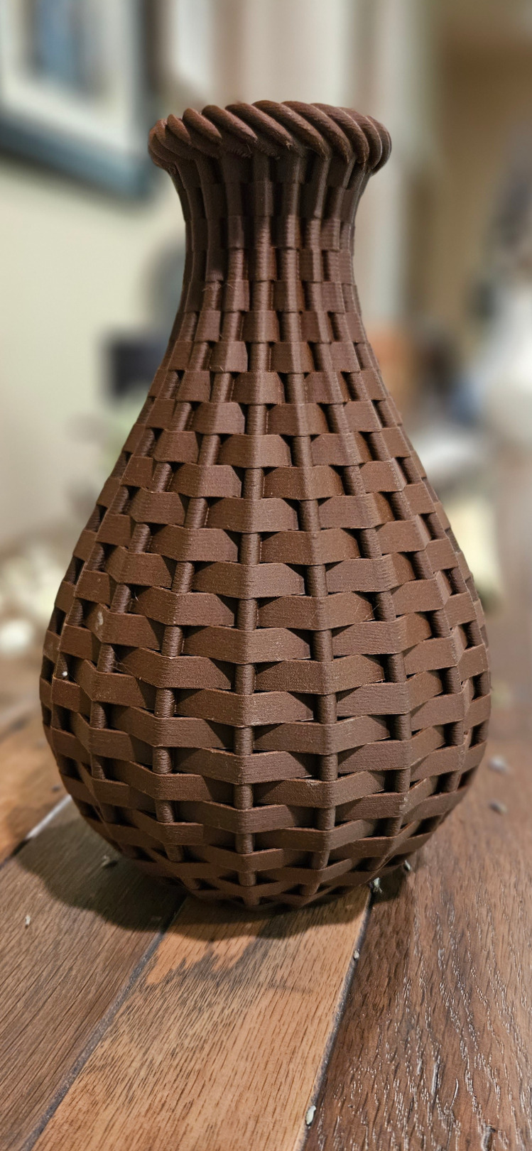 3D Printed Wicker Vase