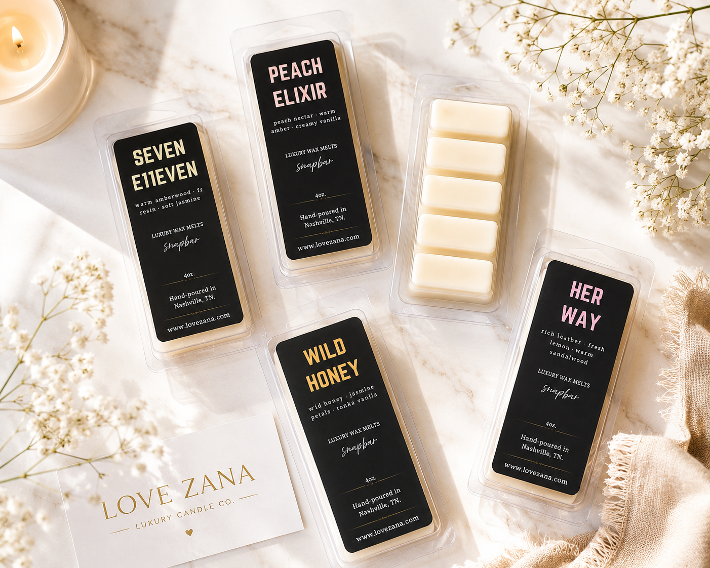 Luxury Wax Melt Snapbar