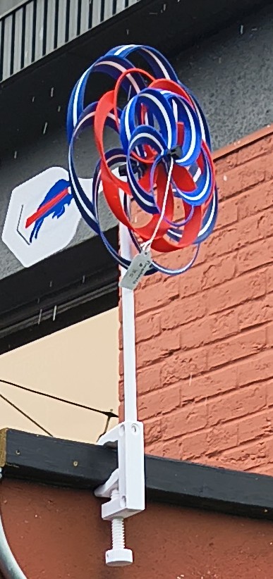 Buffalo Bills Pinwheel With Clamp