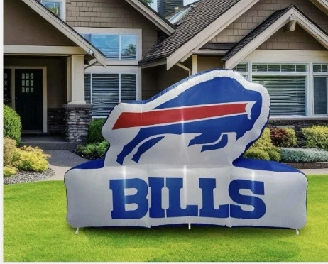 Buffalo Bills Logo Light Up Inflatable Approx 7ft x 10ft