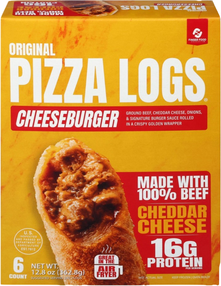 Pizza Logs 6pk Cheeseburger *PRE PAY ONLY*