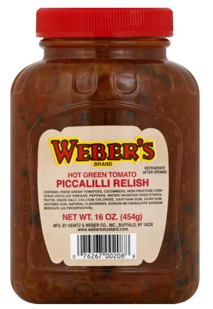 Weber's Hot Green Tomato Piccalilli Relish *WE DO NOT SHIP*