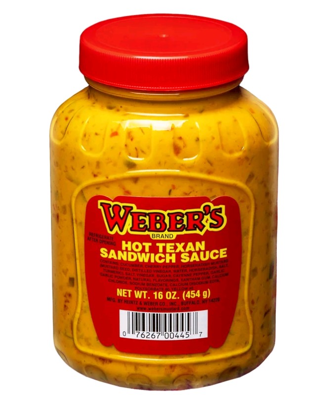 Weber's Hot Texan Sandwich Sauce 16oz *WE DO NOT SHIP*