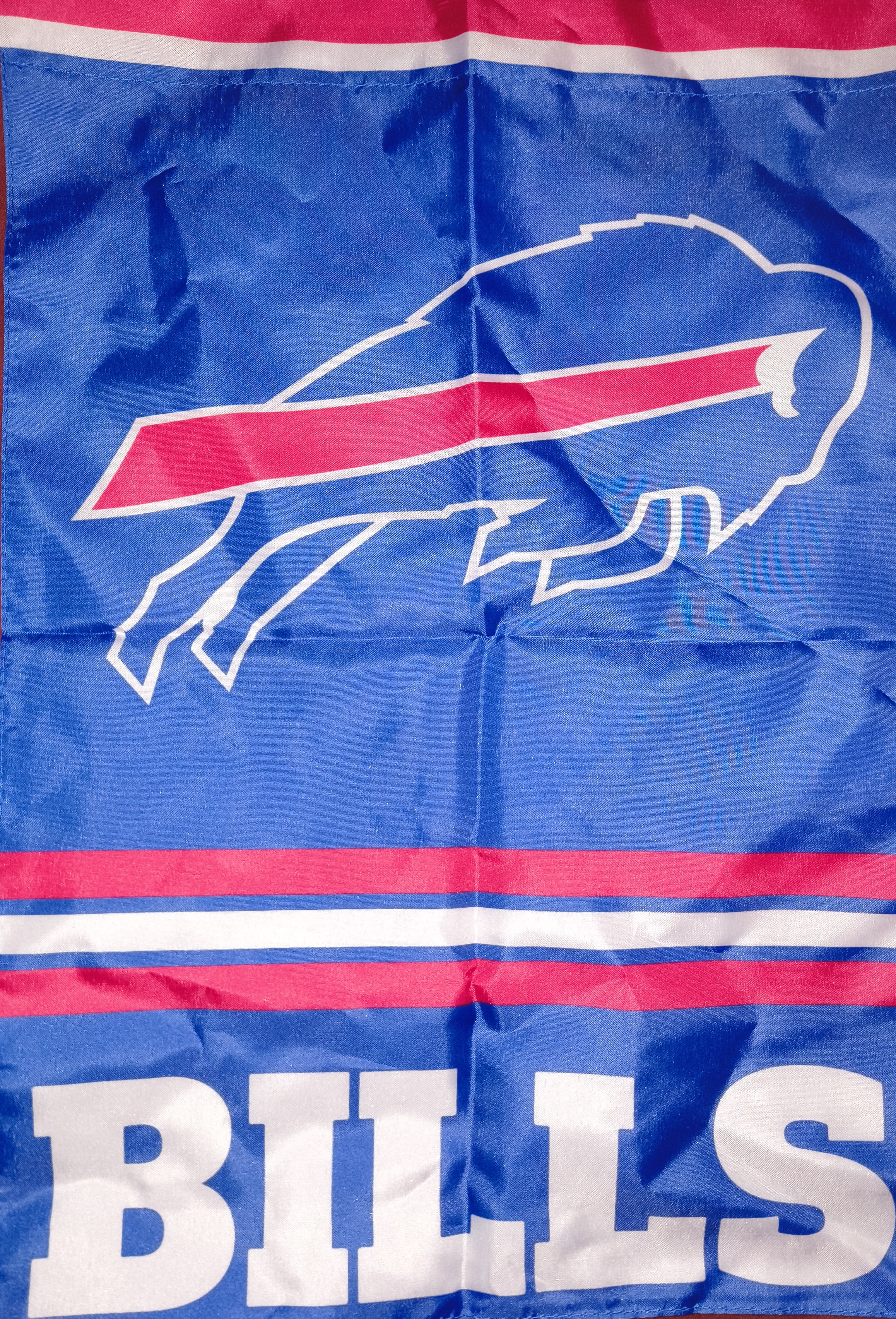 Buffalo Bills Garden Flag White Helmet 12in x 18in (WE DO NOT SHIP) image 2