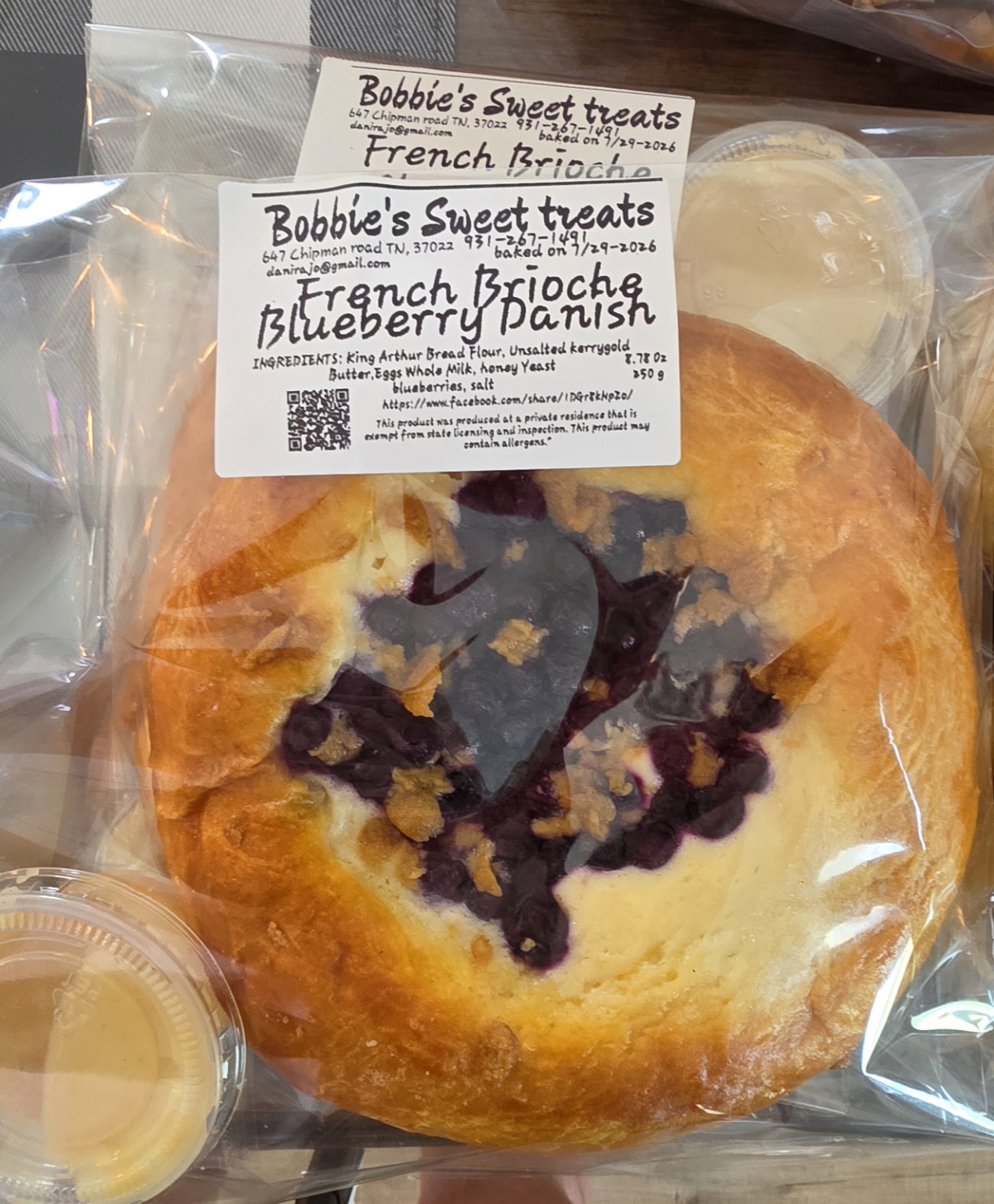 French brioche danishes