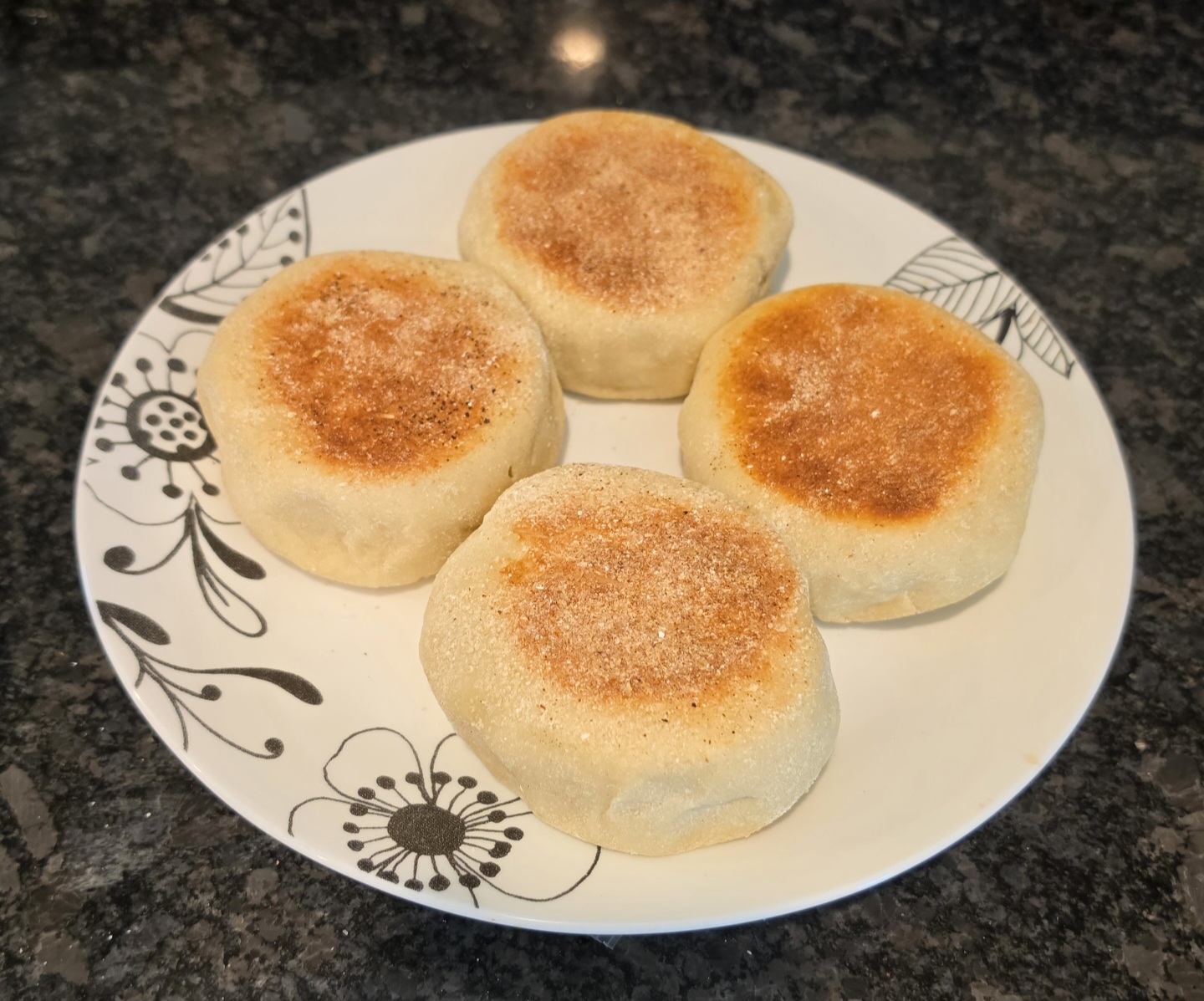Made to order 4 - pack Old fashioned Potato Starter English muffins